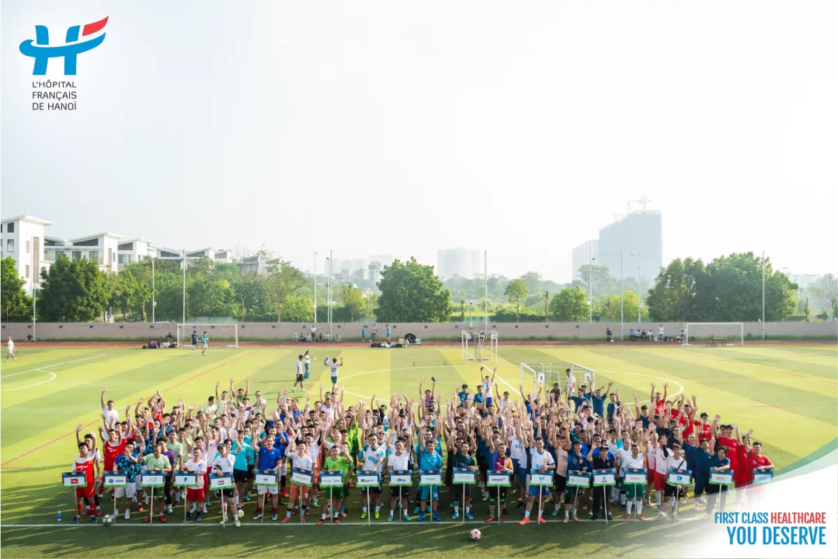 Bệnh viện Việt Pháp Hà Nội mang tới dịch vụ cấp cứu y tế xứng tầm trong giải bóng đá “Foot for Hope”