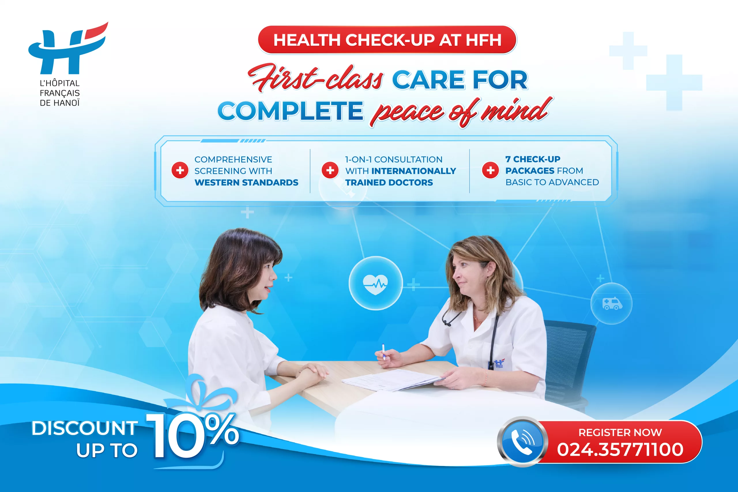 HEALTH CHECK-UP AT HFH – FIRST-CLASS CARE FOR COMPLETE PEACE OF MIND