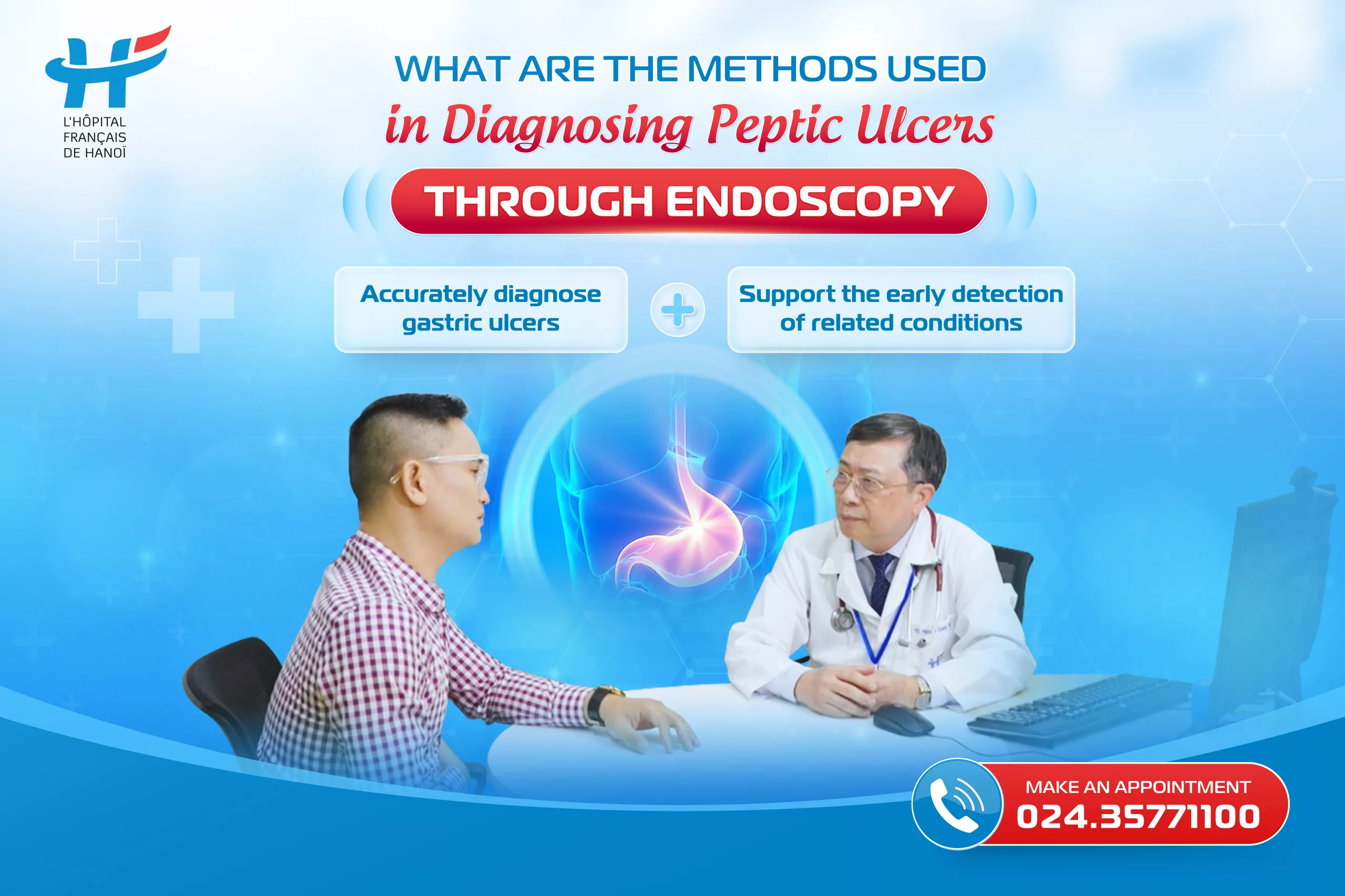 What Are the Methods Used in Diagnosing Peptic Ulcers Through Endoscopy?