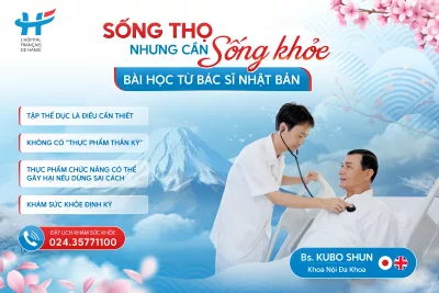 Sống thọ nhưng cần sống khỏe – Bài học từ bác sĩ Nhật Bản