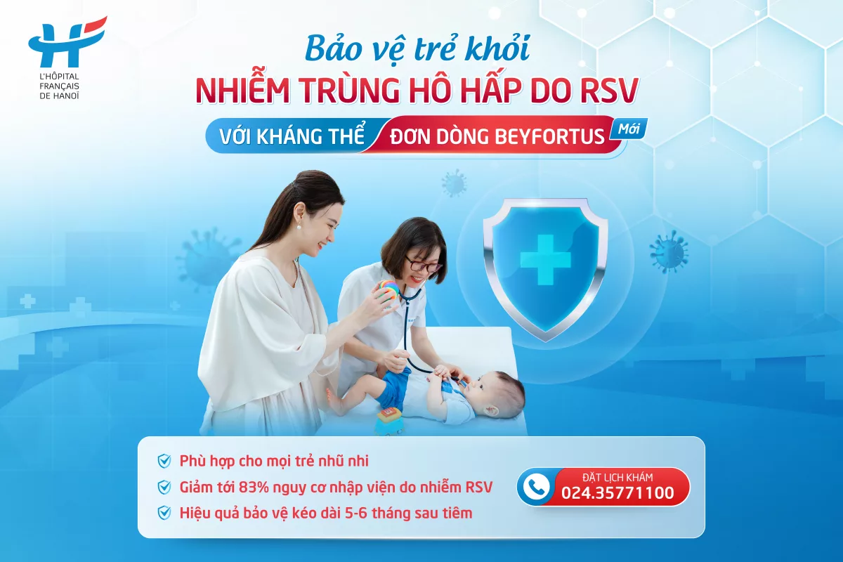 BẢO VỆ TRẺ KHỎI NHIỄM TRÙNG HÔ HẤP DO RSV VỚI KHÁNG THỂ ĐƠN DÒNG BEYFORTUS