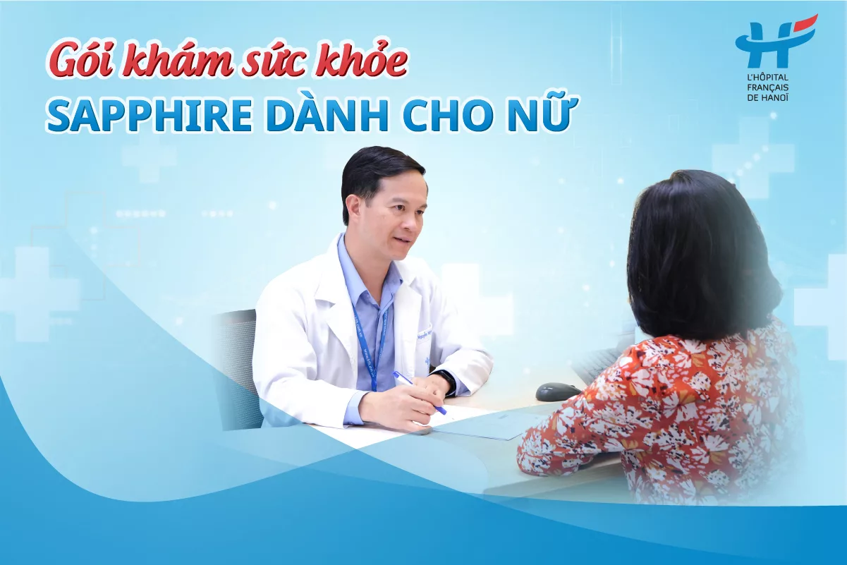 Gói khám sức khỏe Sapphire dành cho Nữ