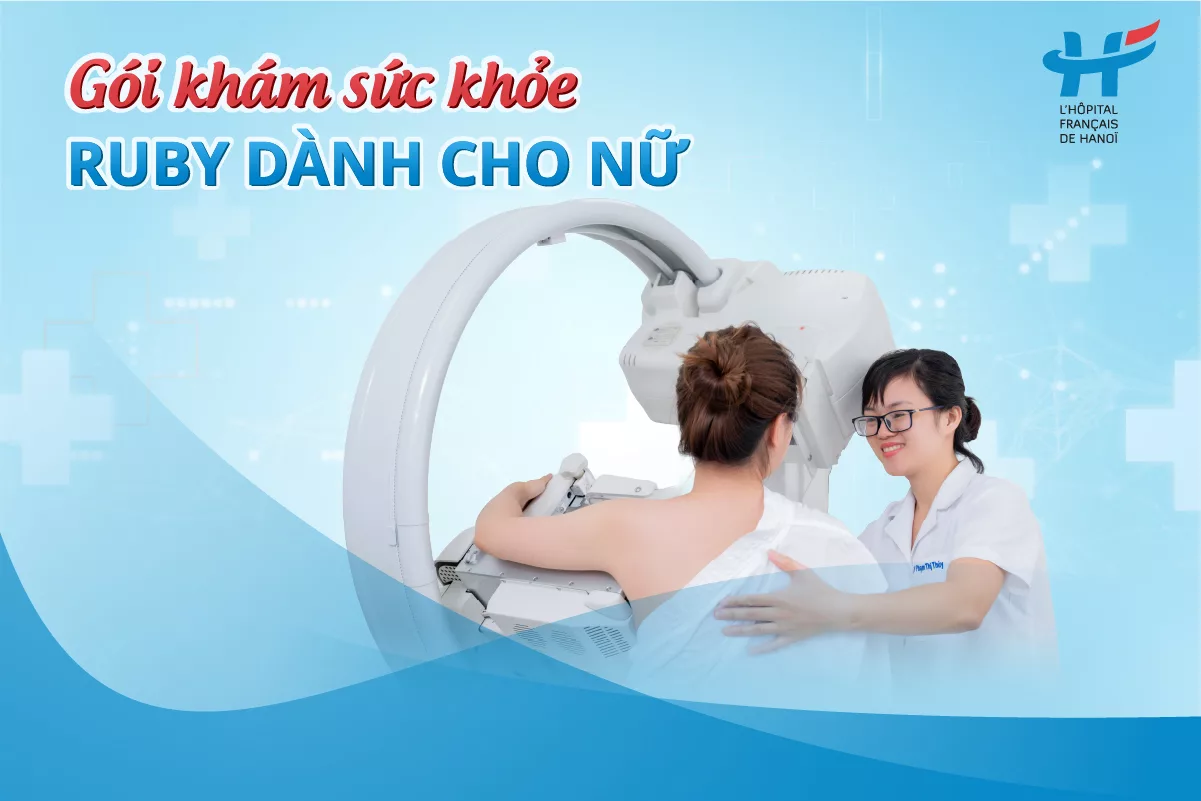 Gói khám sức khỏe Ruby dành cho Nữ