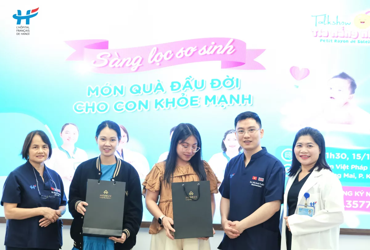 TALKSHOW “SÀNG LỌC SƠ SINH – MÓN QUÀ ĐẦU ĐỜI, CHO CON KHỎE MẠNH”