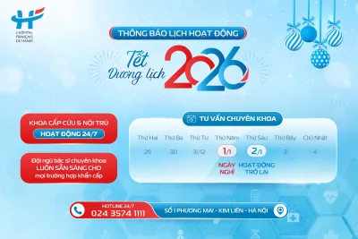 THÔNG BÁO LỊCH HOẠT ĐỘNG TẾT DƯƠNG LỊCH 2026