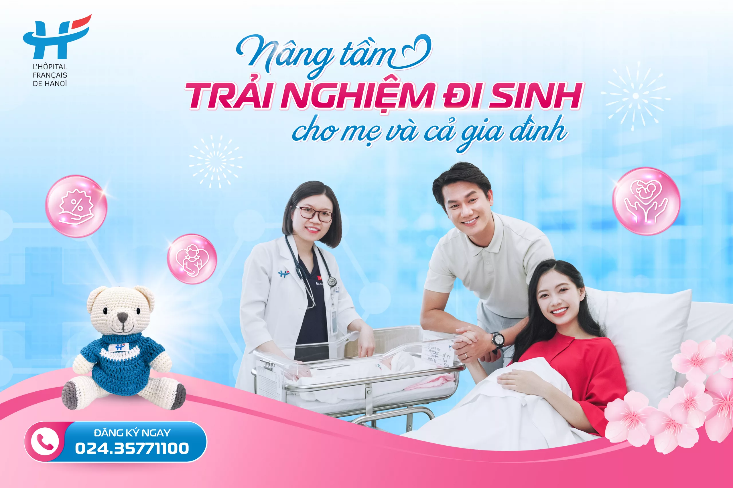 NÂNG TẦM TRẢI NGHIỆM ĐI SINH CHO MẸ VÀ CẢ GIA ĐÌNH