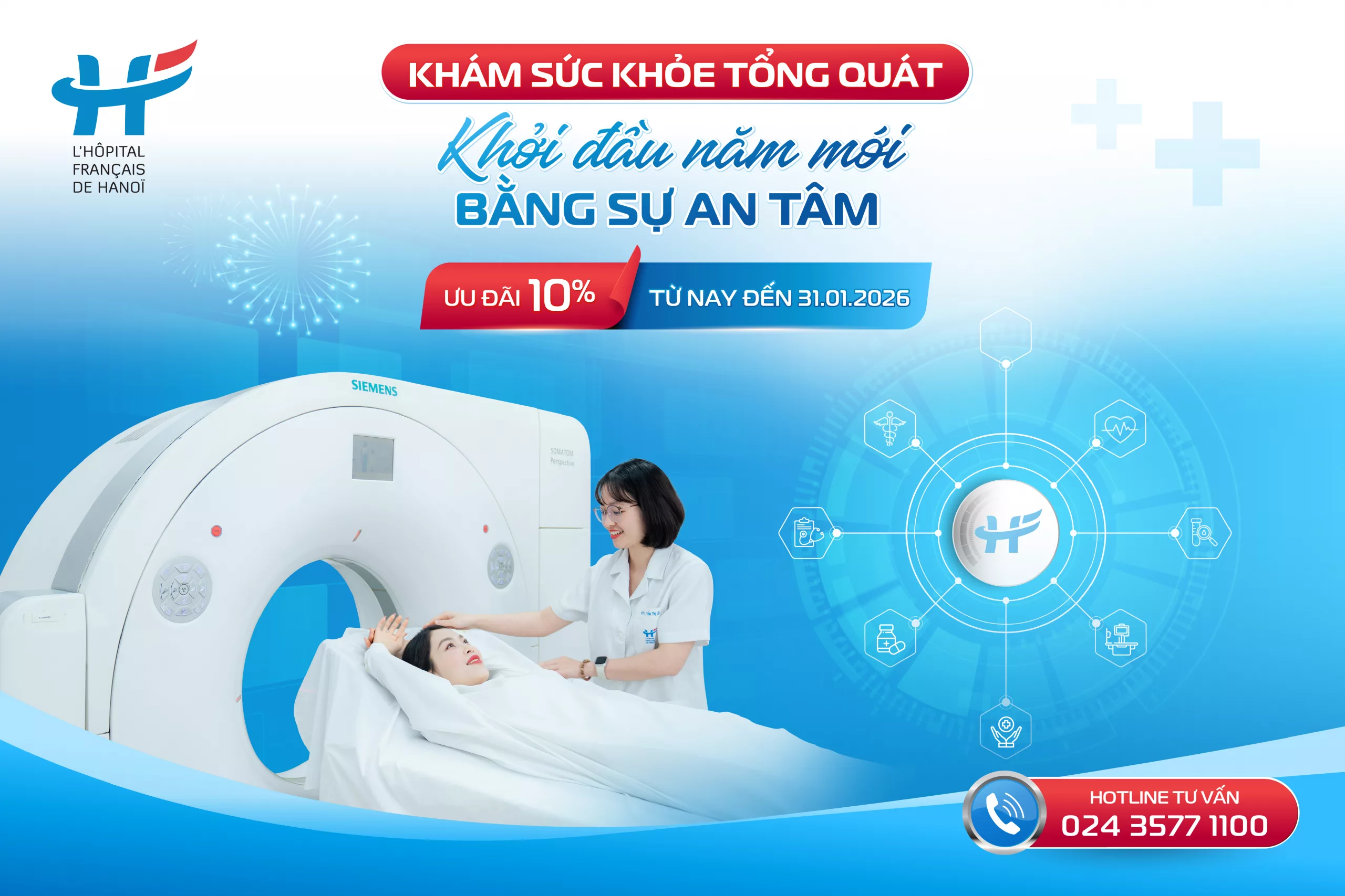 KHÁM SỨC KHỎE TỔNG QUÁT - KHỞI ĐẦU NĂM MỚI BẰNG SỰ AN TÂM