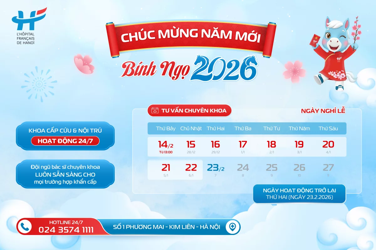 THÔNG BÁO LỊCH HOẠT ĐỘNG TẾT NGUYÊN ĐÁN 2026