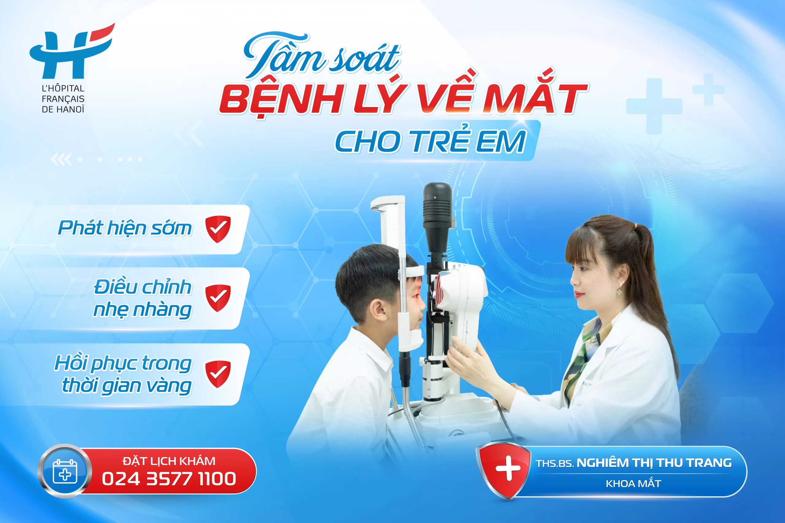 TẦM SOÁT BỆNH LÝ VỀ MẮT CHO TRẺ