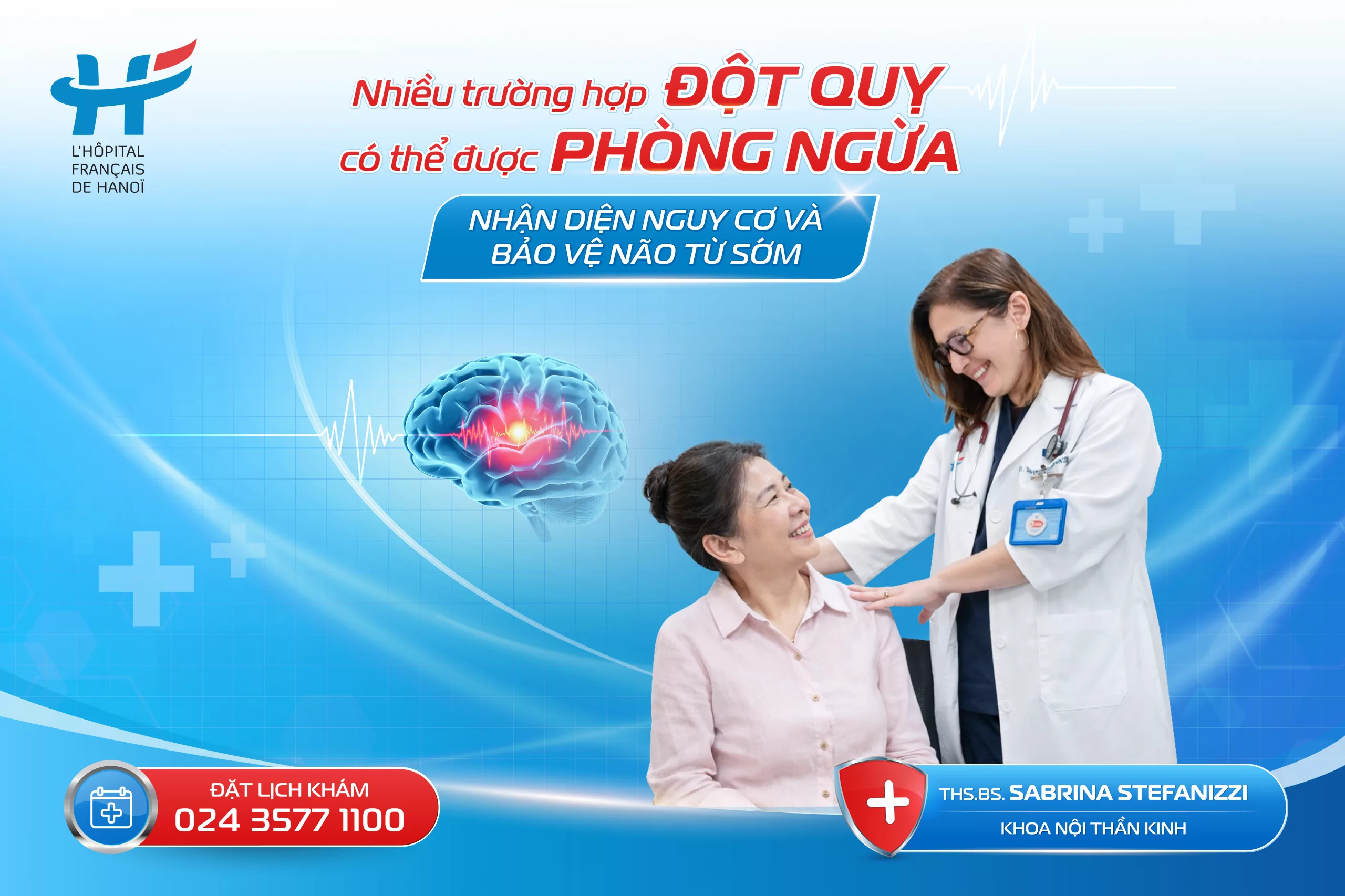 NHIỀU TRƯỜNG HỢP ĐỘT QUỴ CÓ THỂ PHÒNG NGỪA: NHẬN DIỆN NGUY CƠ VÀ BẢO VỆ NÃO TỪ SỚM