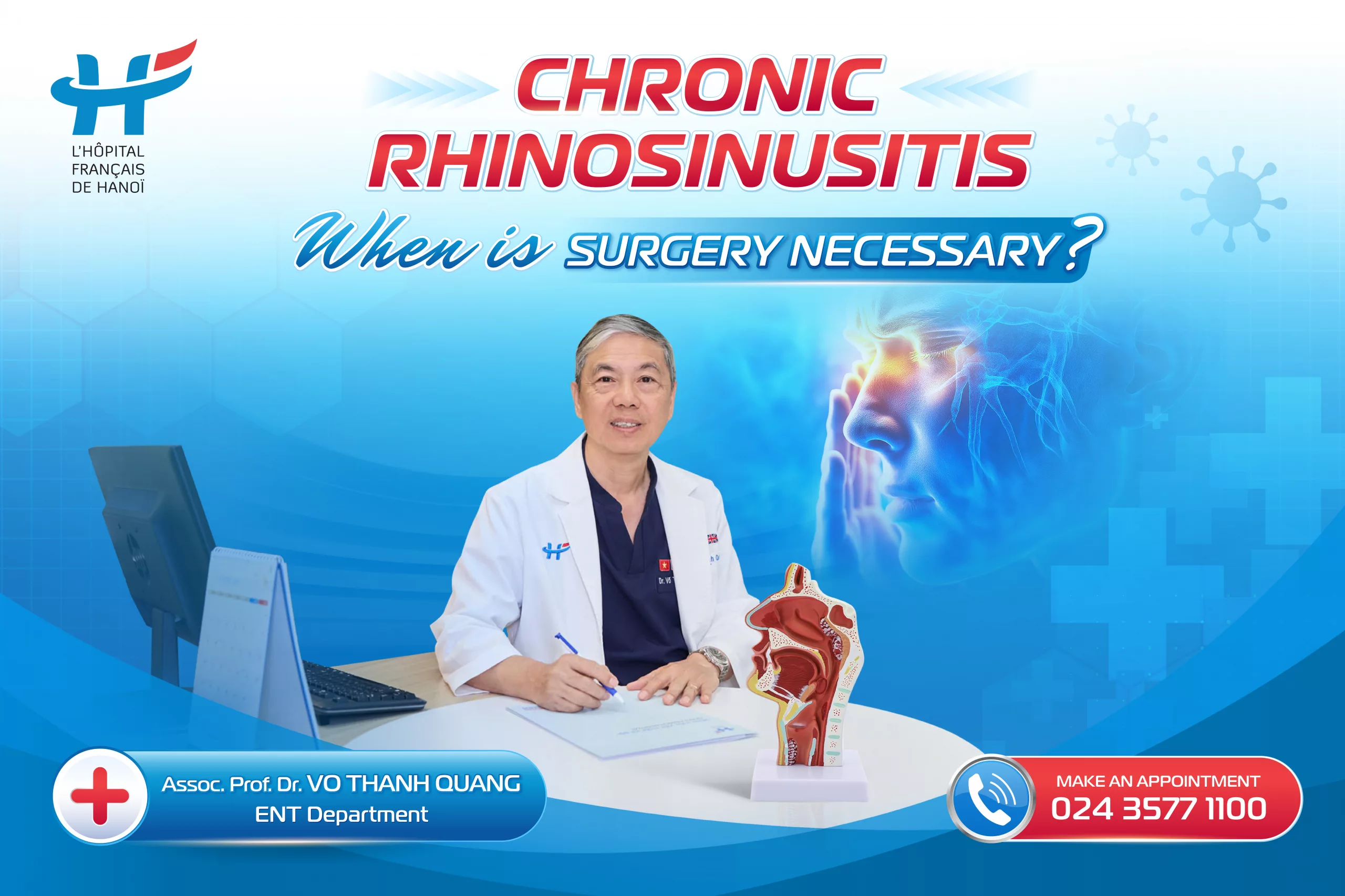 CHRONIC RHINOSINUSITIS: WHEN IS SURGERY NECESSARY?