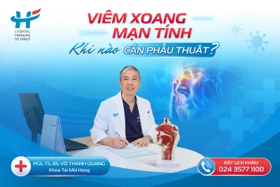 VIÊM XOANG MẠN TÍNH: KHI NÀO CẦN PHẪU THUẬT?