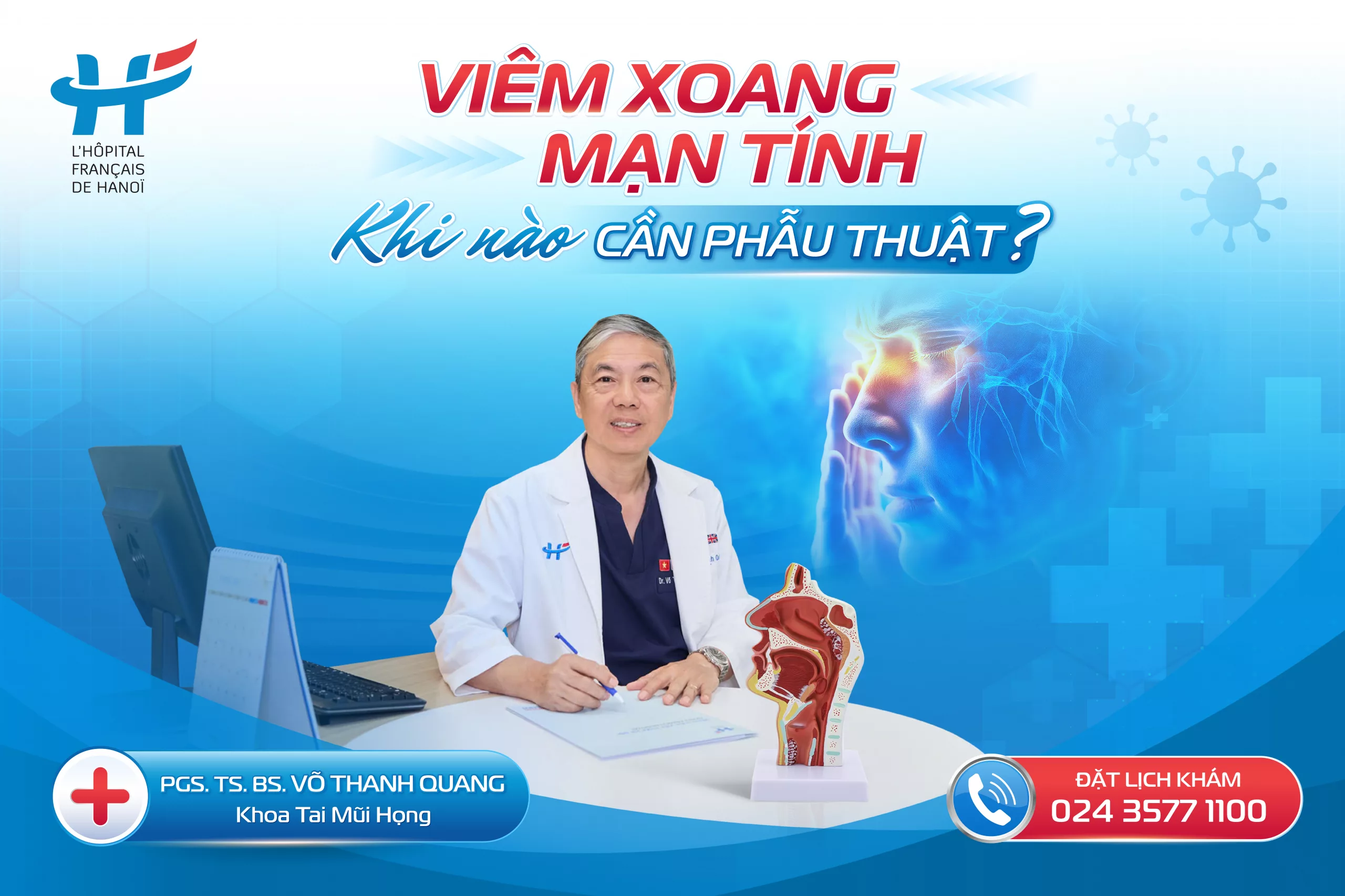 VIÊM XOANG MẠN TÍNH: KHI NÀO CẦN PHẪU THUẬT?