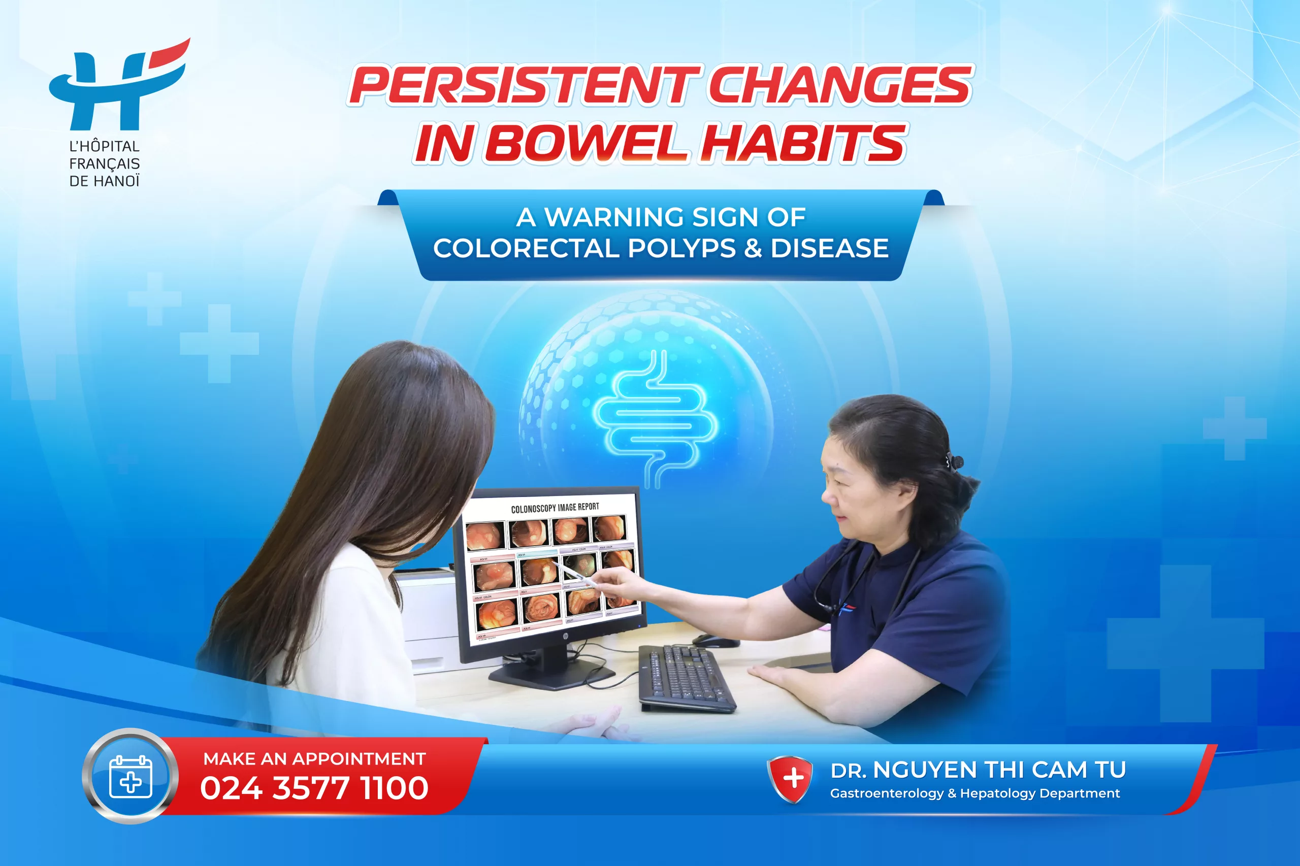 PERSISTENT CHANGES IN BOWEL HABITS: A WARNING SIGN OF COLORECTAL POLYPS AND DISEASE