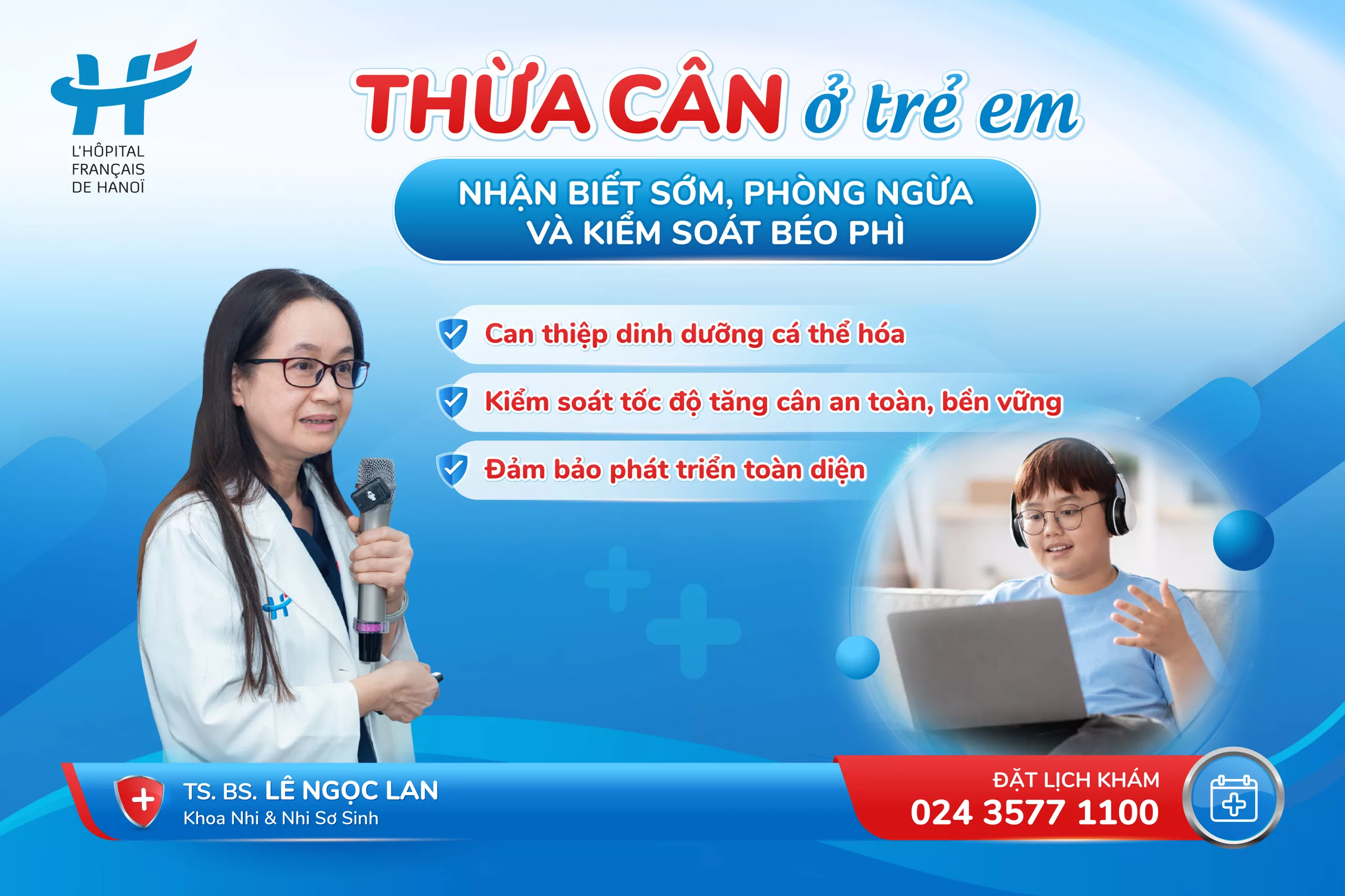 THỪA CÂN Ở TRẺ EM – NHẬN BIẾT SỚM, PHÒNG NGỪA VÀ KIỂM SOÁT BÉO PHÌ