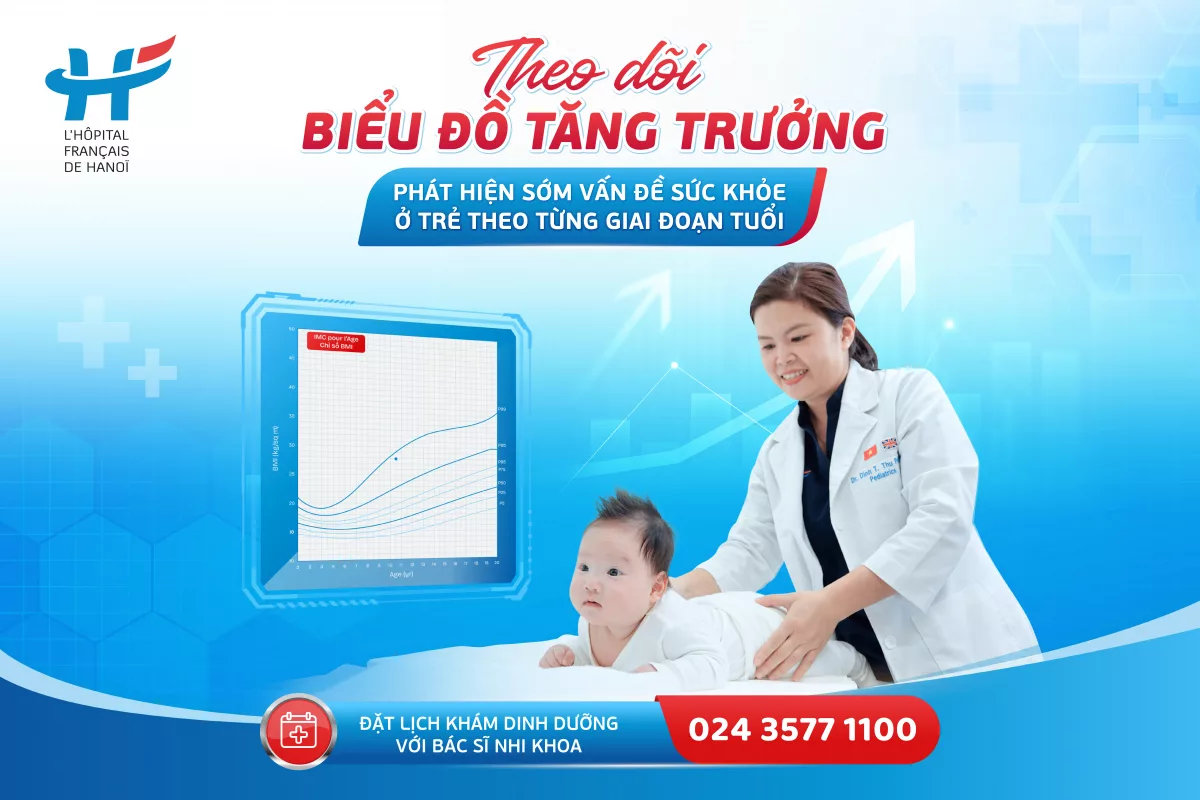 Theo dõi biểu đồ tăng trưởng - Phát hiện sớm vấn đề sức khỏe ở trẻ theo từng giai đoạn tuổi