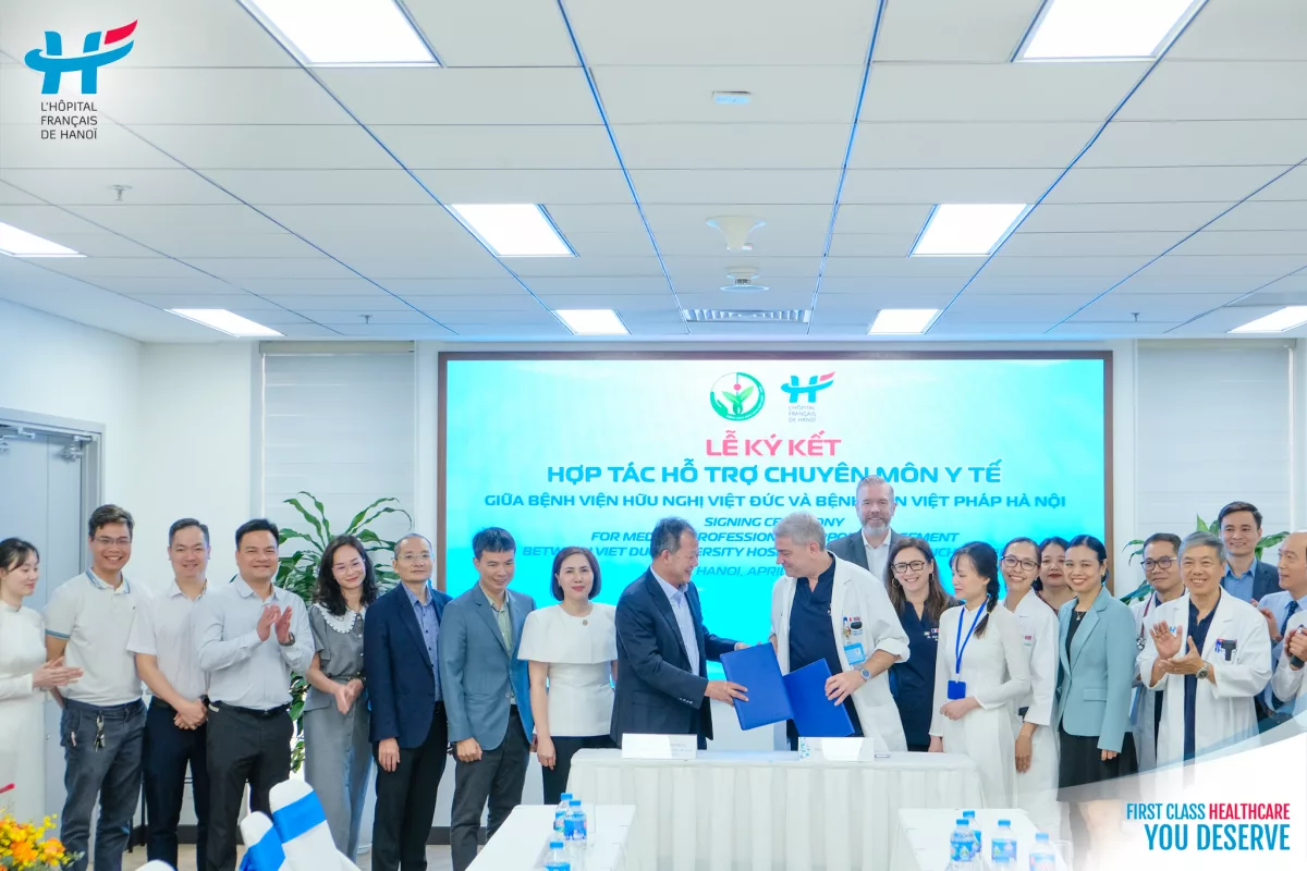 Hanoi French Hospital and Viet Duc University Hospital formalize professional collaboration: Strengthening cooperation for the benefit of patients