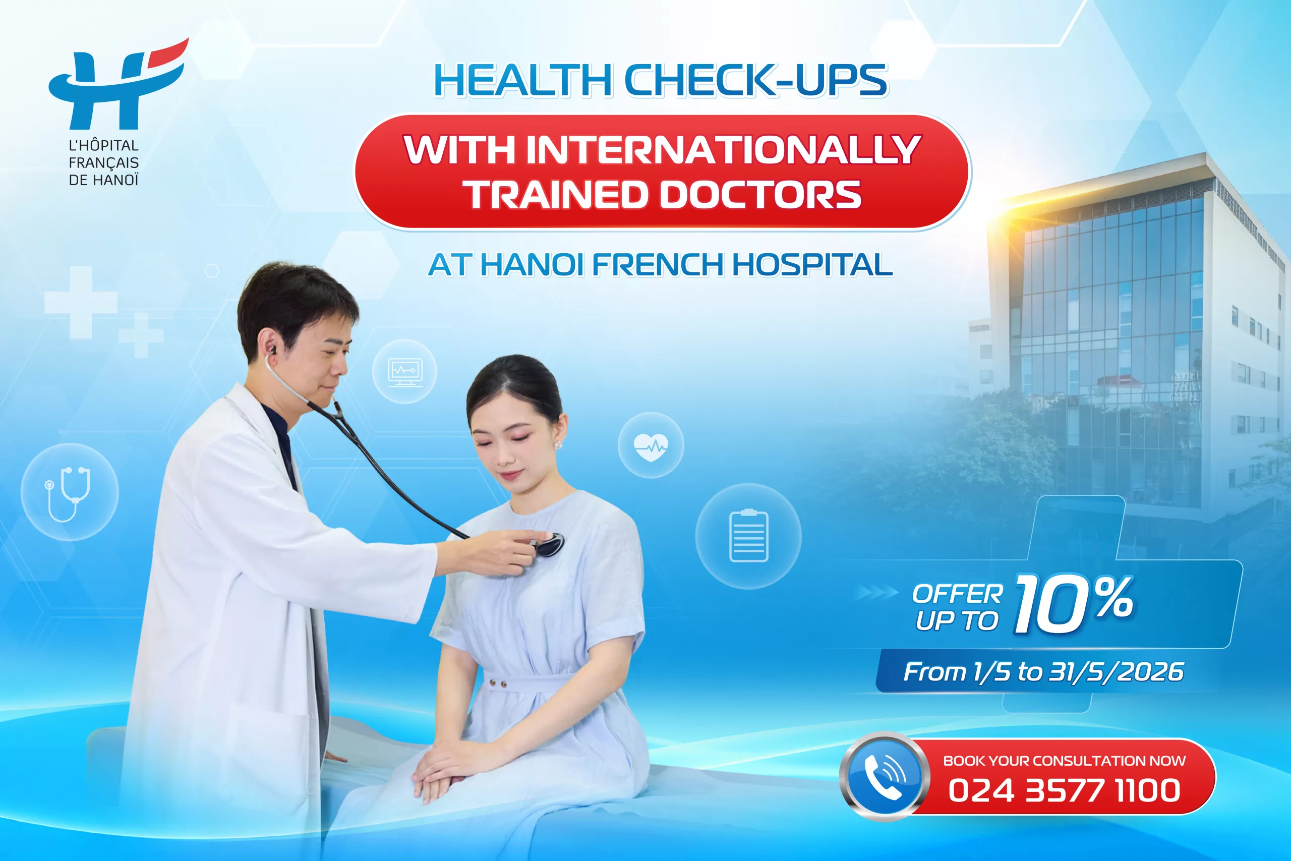 HEALTH CHECK-UPS WITH INTERNATIONALLY TRAINED DOCTORS AT HFH
