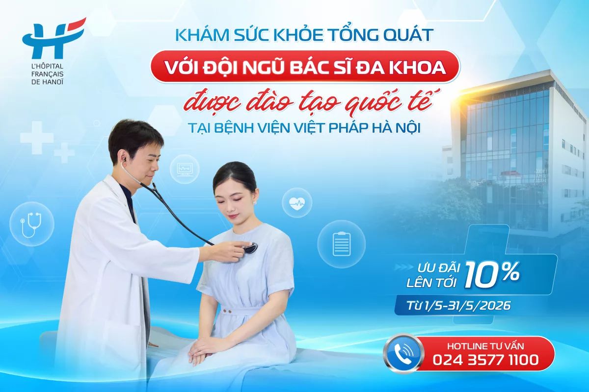 KHÁM SỨC KHỎE TỔNG QUÁT VỚI ĐỘI NGŨ BÁC SĨ ĐA KHOA ĐƯỢC ĐÀO TẠO QUỐC TẾ