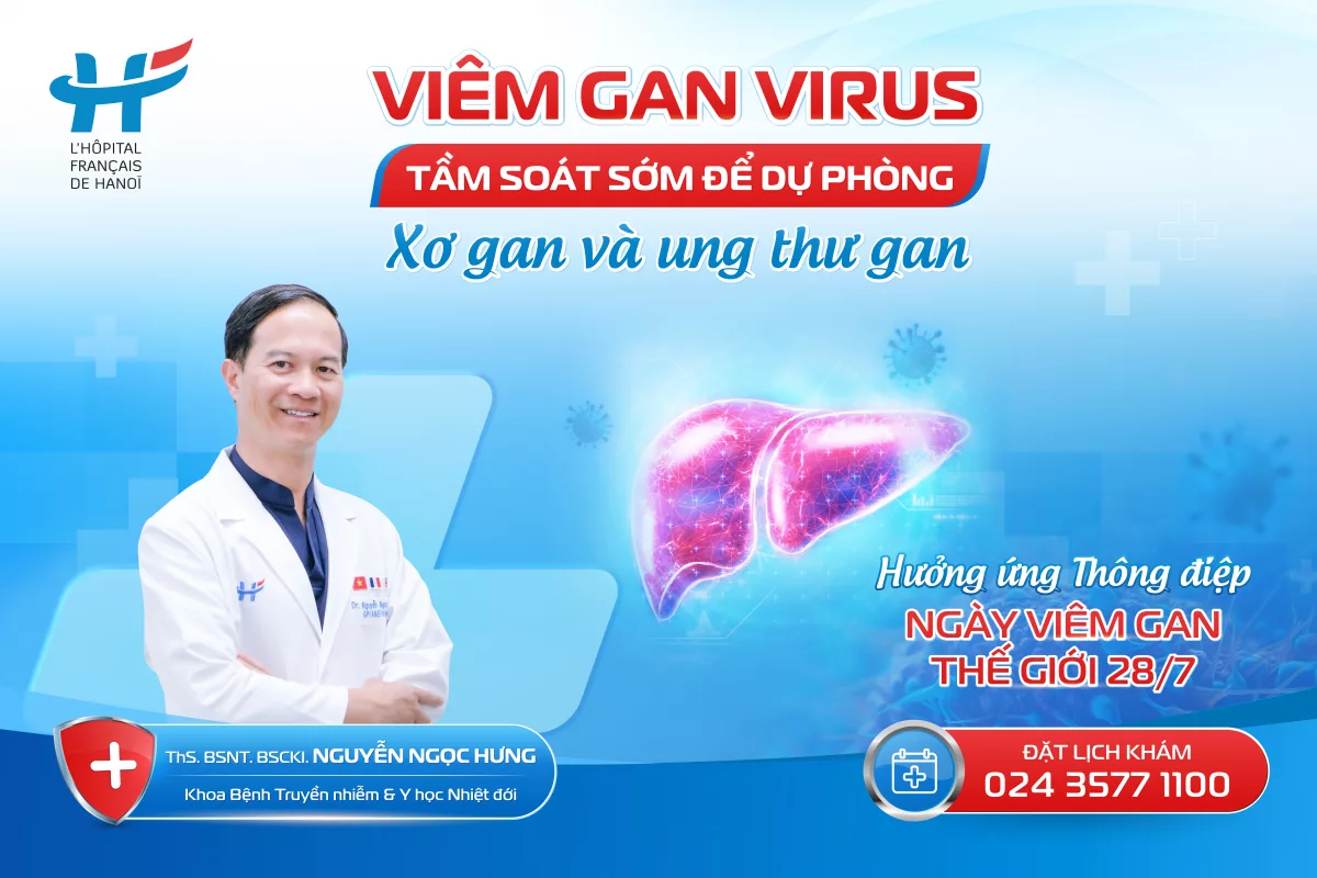 VIÊM GAN VIRUS: TẦM SOÁT SỚM ĐỂ DỰ PHÒNG XƠ GAN VÀ UNG THƯ GAN