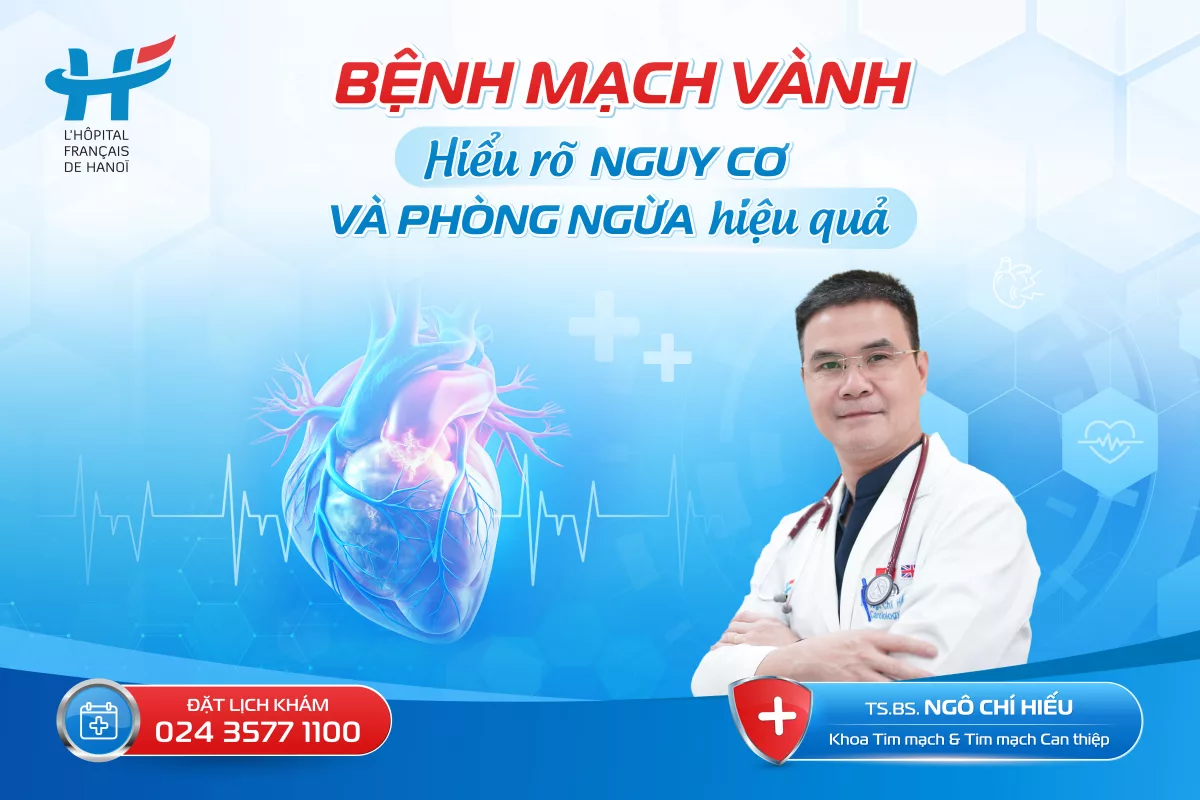BỆNH MẠCH VÀNH: HIỂU RÕ NGUY CƠ VÀ PHÒNG NGỪA HIỆU QUẢ