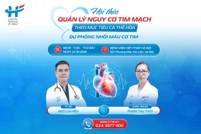 Thư mời hội thảo: QUẢN LÝ NGUY CƠ TIM MẠCH THEO MỤC TIÊU CÁ THỂ HÓA, DỰ PHÒNG NHỒI MÁU CƠ TIM