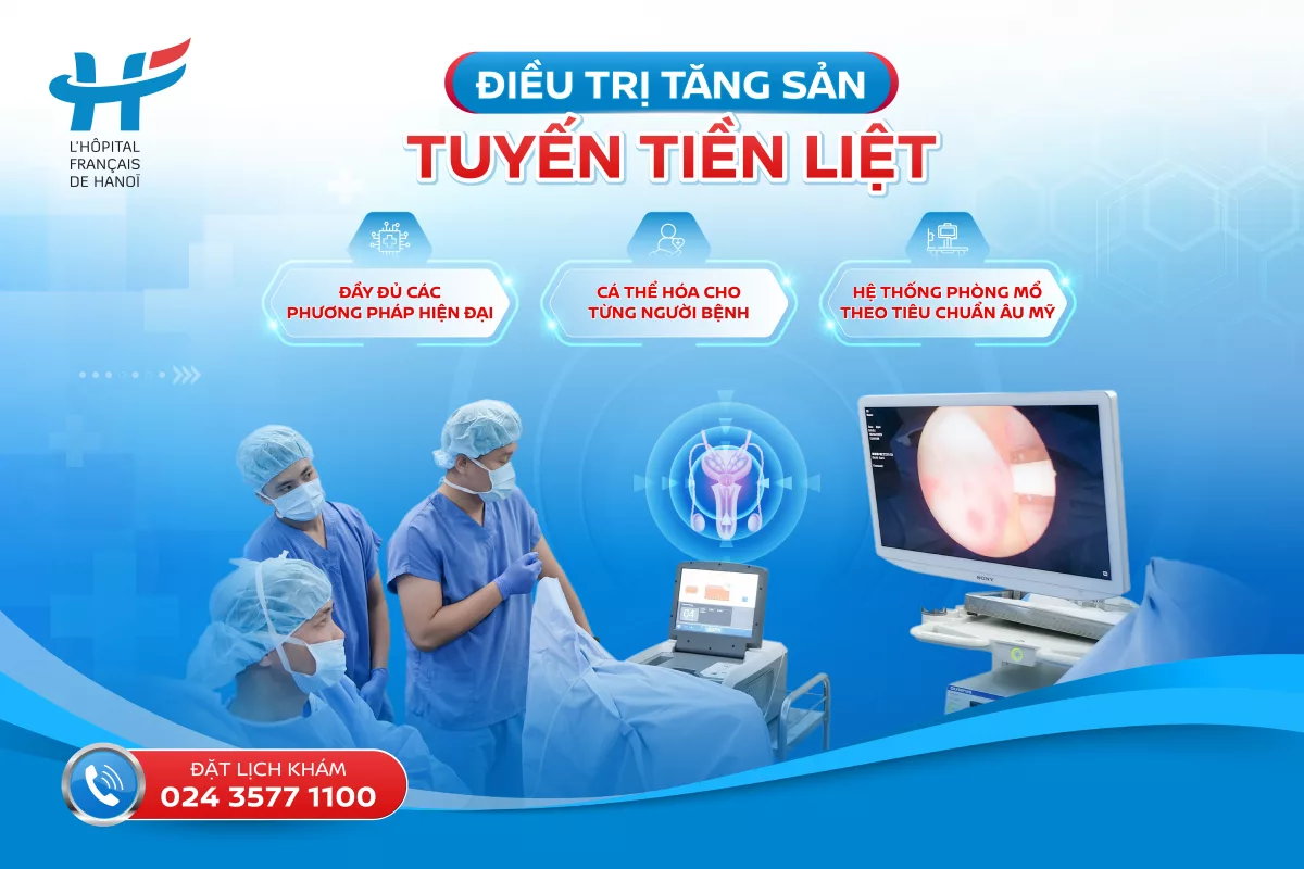 ĐIỀU TRỊ TĂNG SẢN TUYẾN TIỀN LIỆT