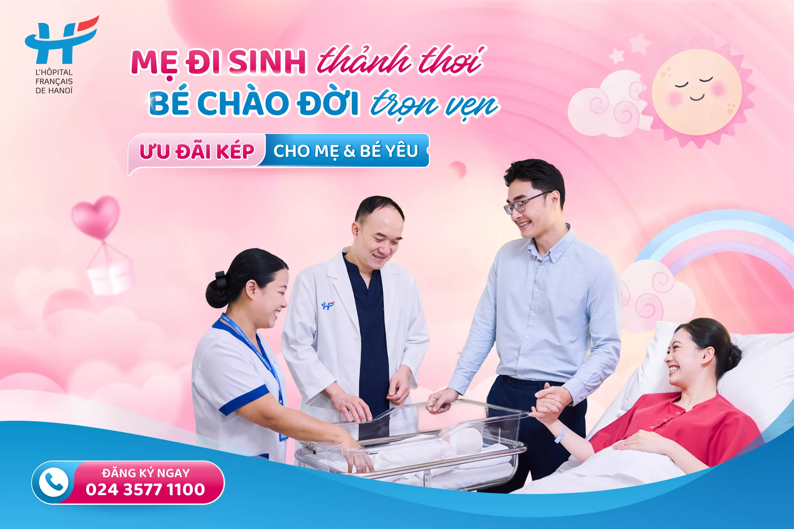 MẸ ĐI SINH THẢNH THƠI, BÉ CHÀO ĐỜI TRỌN VẸN