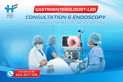 GASTROENTEROLOGIST-LED CONSULTATION AND ENDOSCOPY