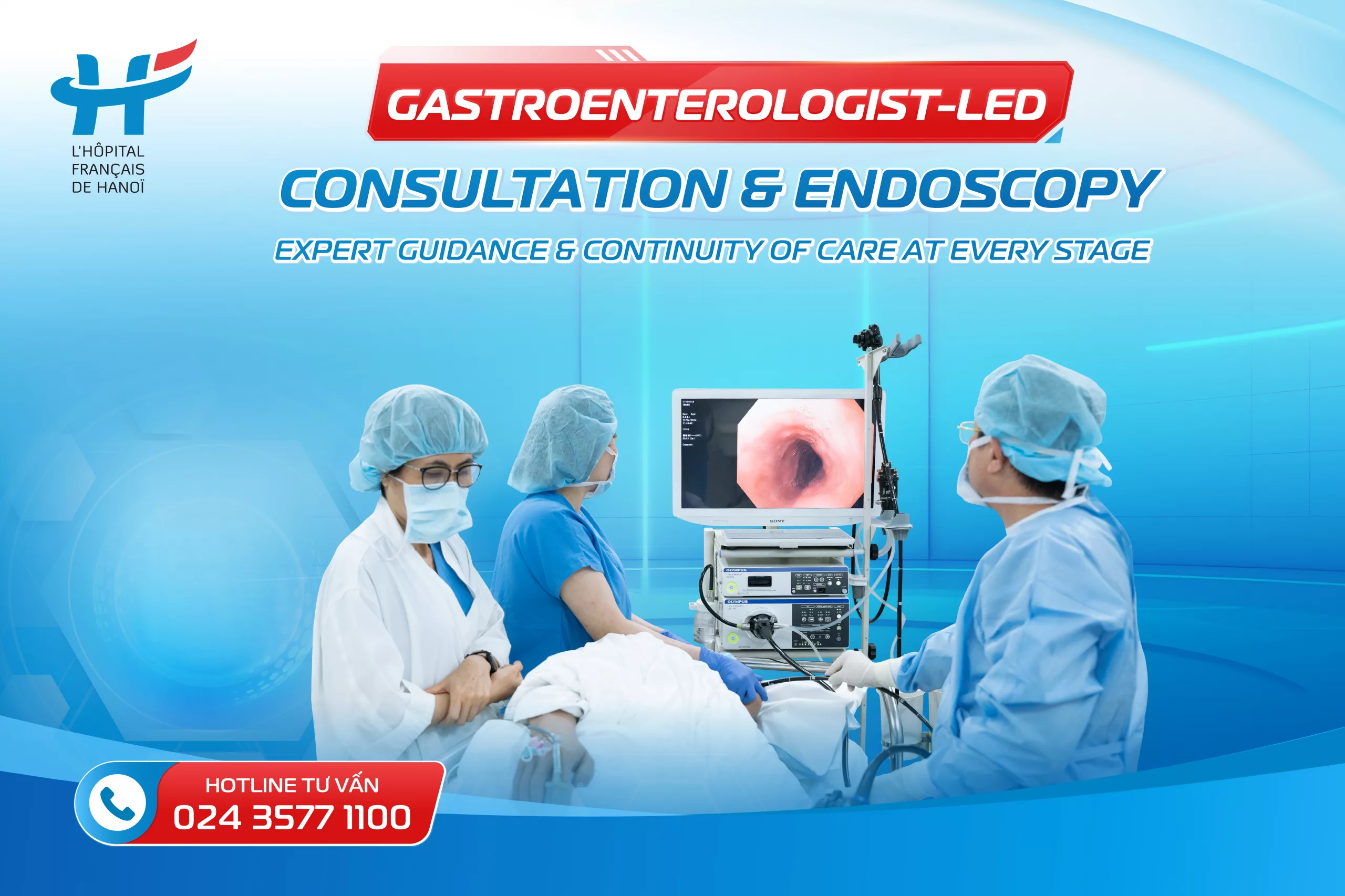 GASTROENTEROLOGIST-LED CONSULTATION AND ENDOSCOPY
