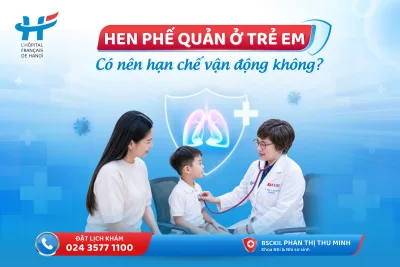 Hen phế quản ở trẻ em có nên hạn chế vận động không?