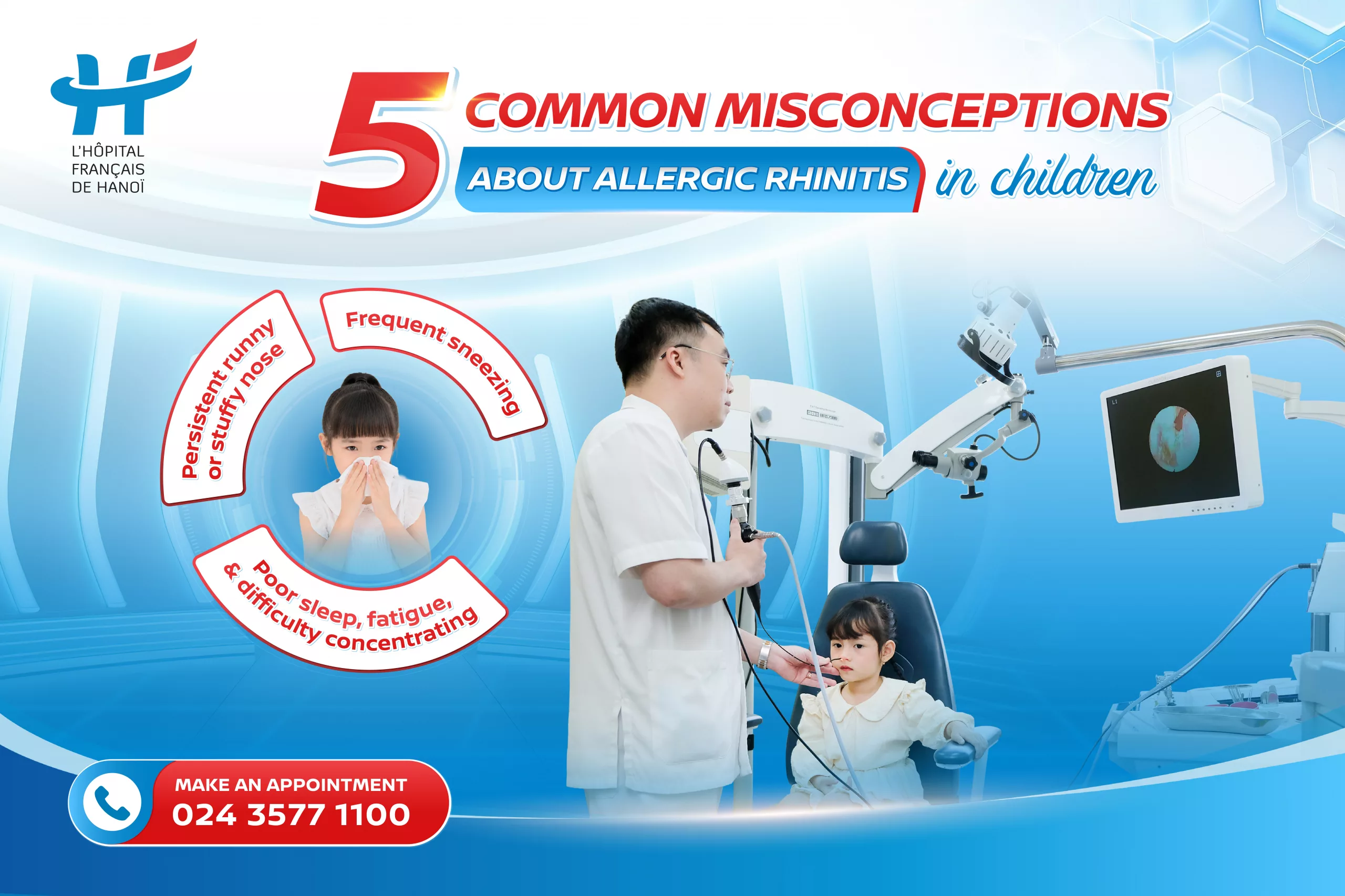 5 common misconceptions about allergic rhinitis in children