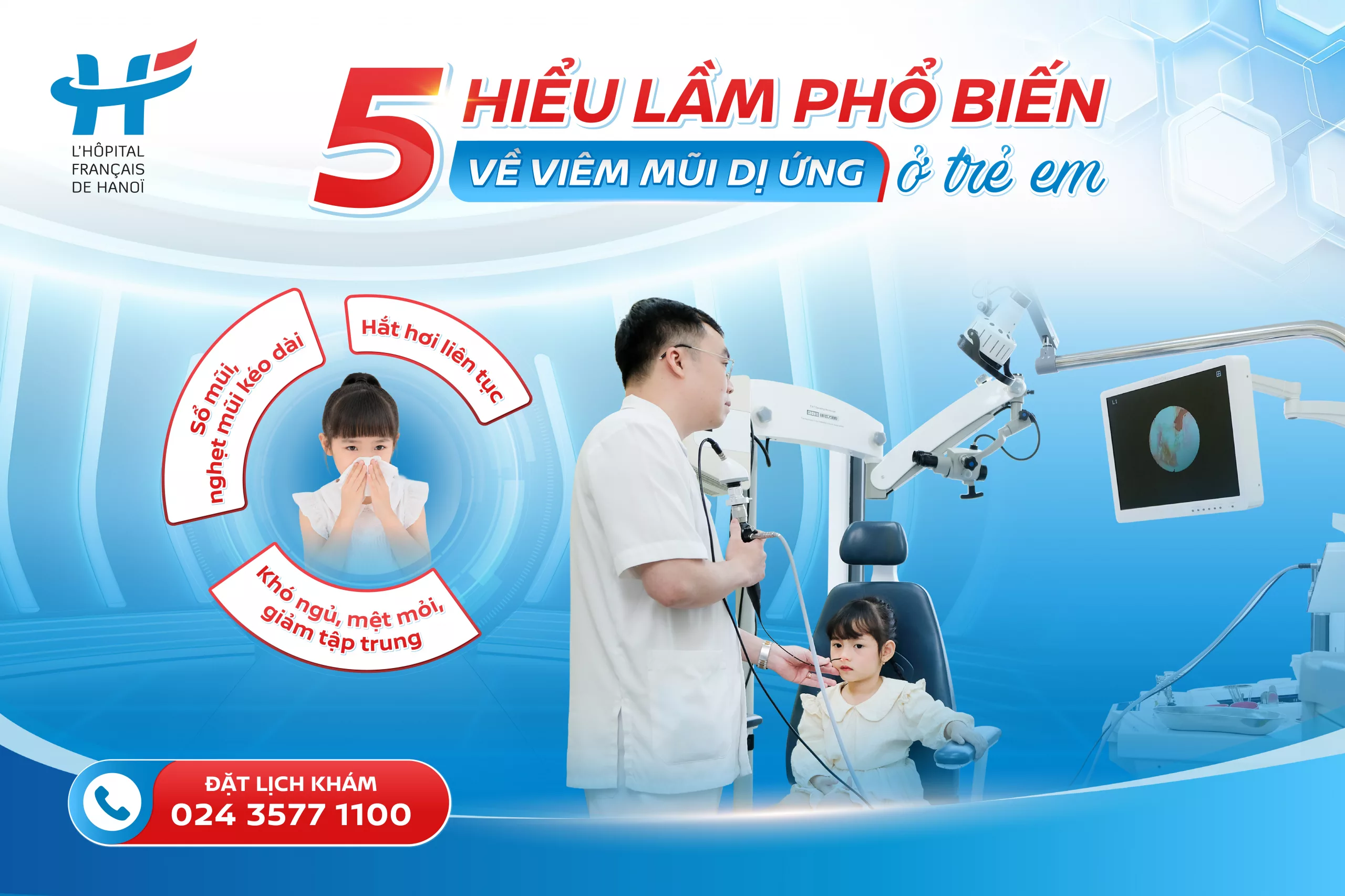 5 HIỂU LẦM PHỔ BIẾN VỀ VIÊM MŨI DỊ ỨNG Ở TRẺ EM
