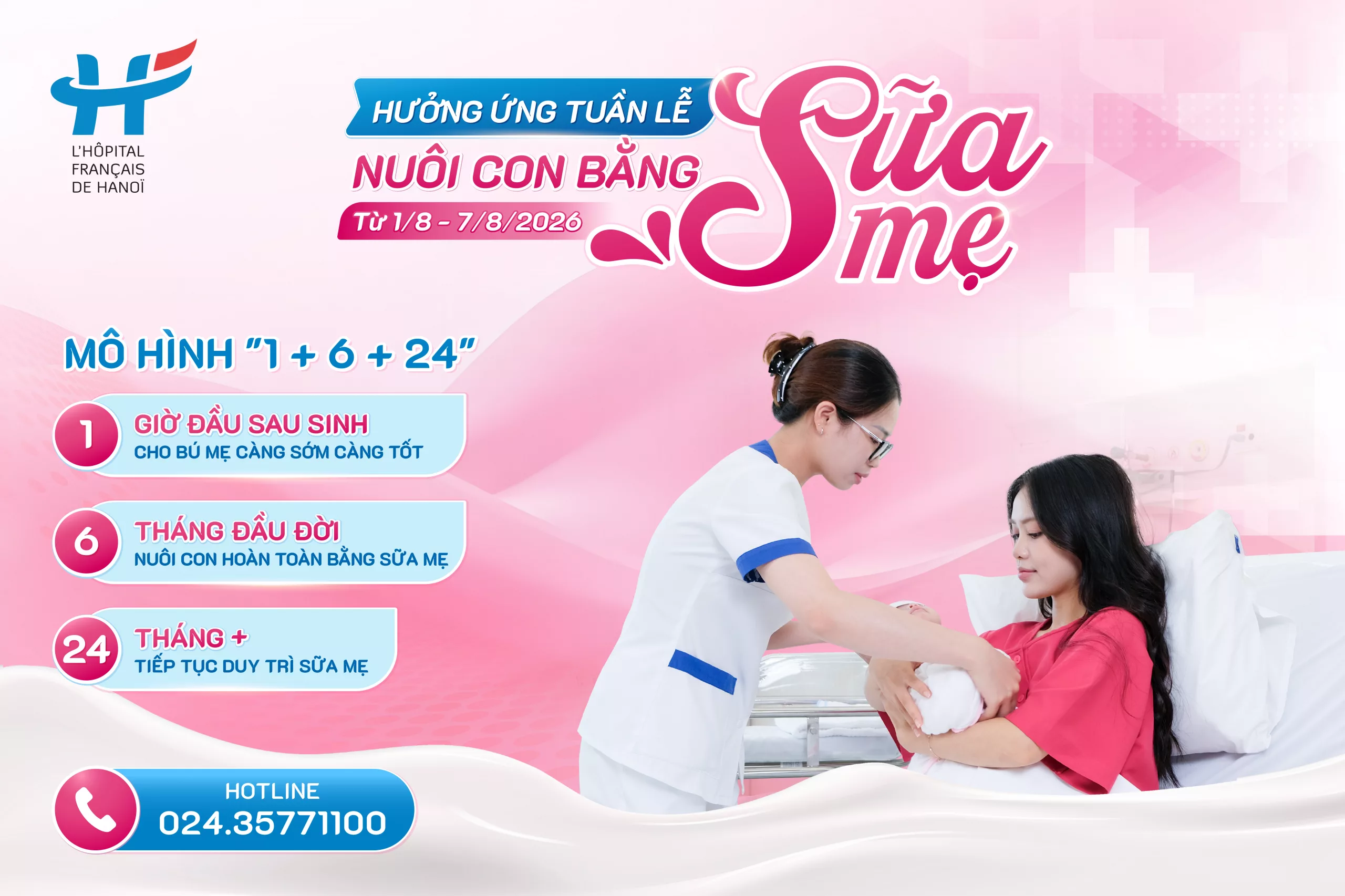 HƯỞNG ỨNG TUẦN LỄ NUÔI CON BẰNG SỮA MẸ