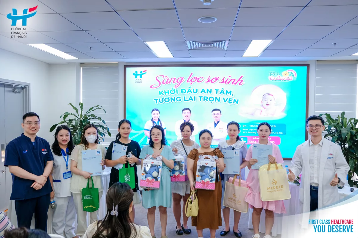 TALKSHOW “SÀNG LỌC SƠ SINH – KHỞI ĐẦU AN TÂM, TƯƠNG LAI TRỌN VẸN” ĐÓN TIẾP HƠN 200 MẸ BẦU VÀ NGƯỜI THÂN