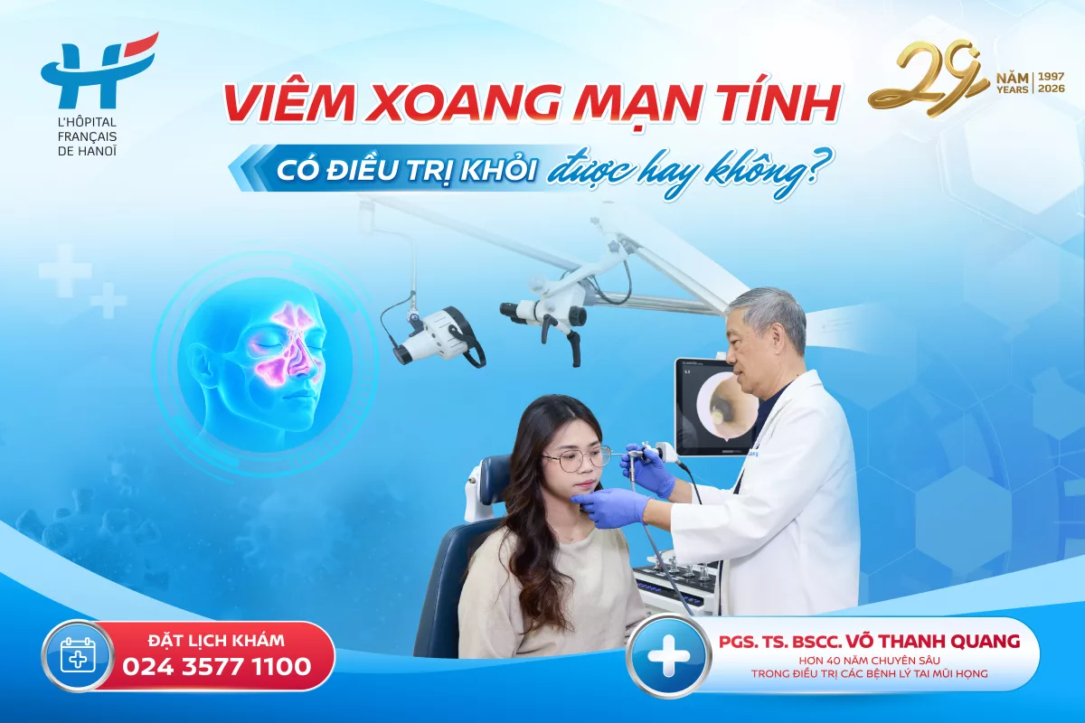 VIÊM XOANG MẠN TÍNH CÓ ĐIỀU TRỊ KHỎI ĐƯỢC HAY KHÔNG?
