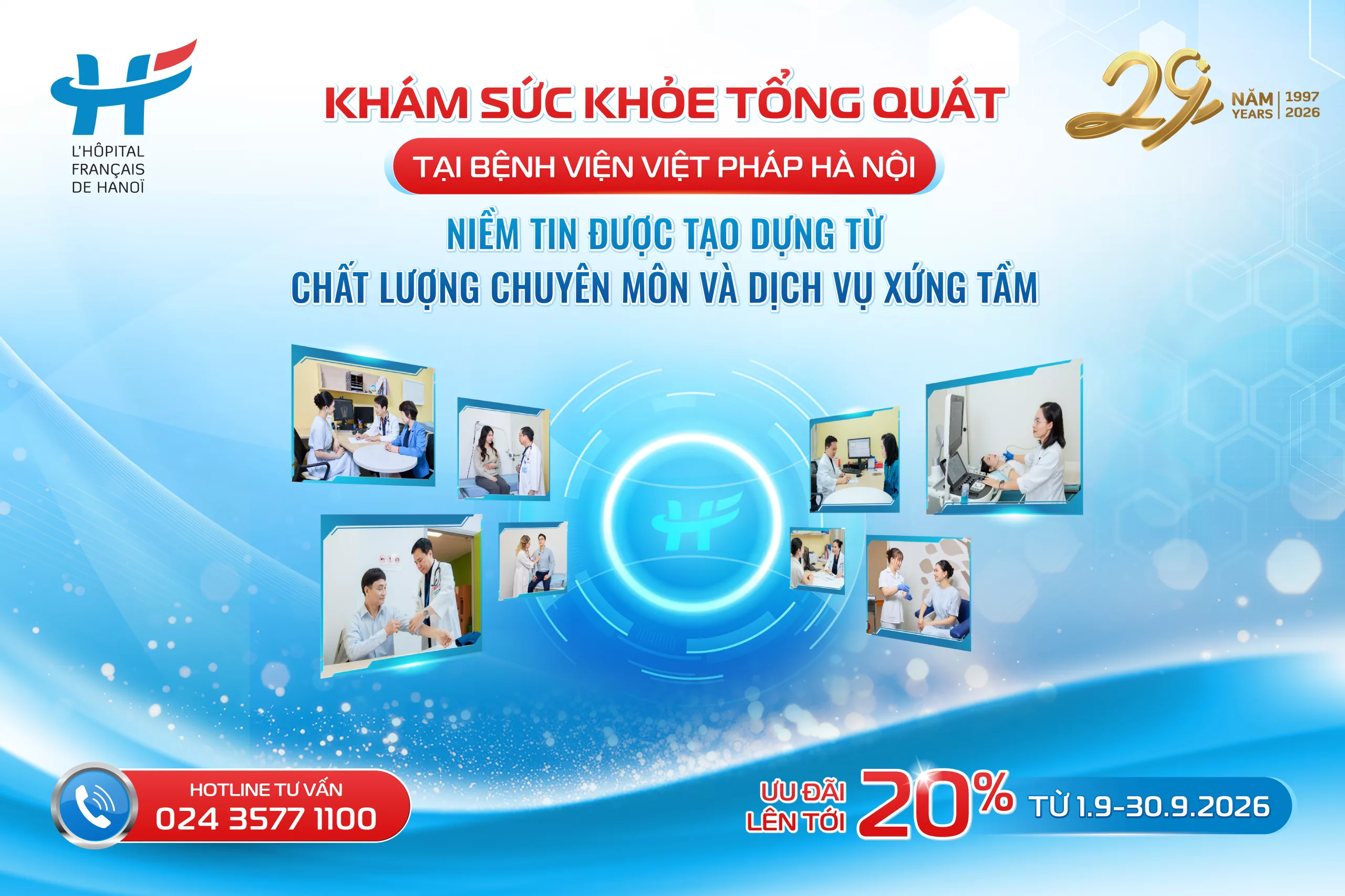 KHÁM SỨC KHỎE TỔNG QUÁT TẠI BỆNH VIỆN VIỆT PHÁP HÀ NỘI