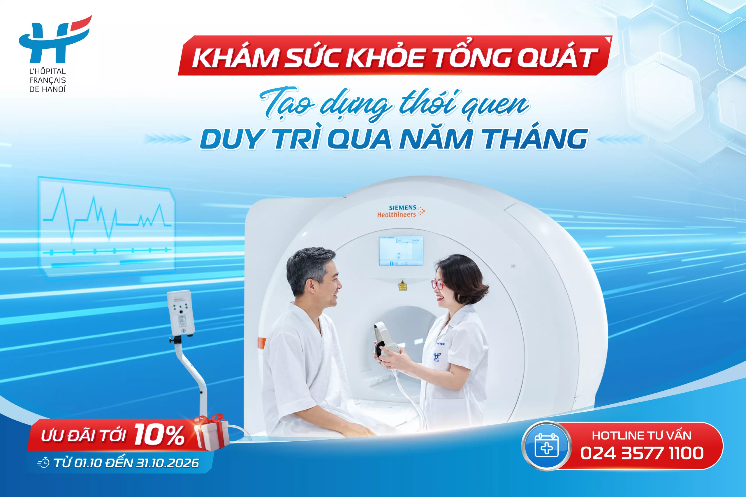 KHÁM SỨC KHỎE TỔNG QUÁT: TẠO DỰNG THÓI QUEN, DUY TRÌ QUA NĂM THÁNG