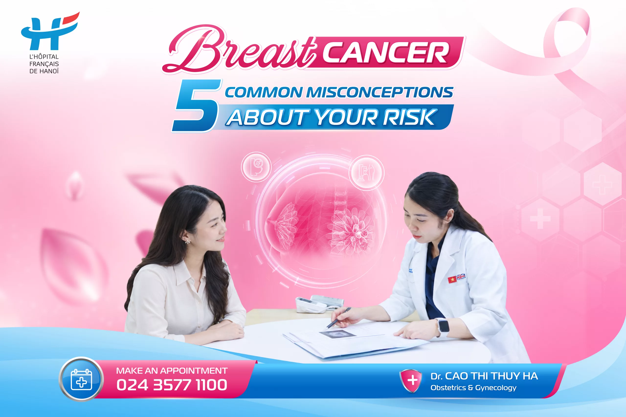 BREAST CANCER: 5 COMMON MISCONCEPTIONS ABOUT YOUR RISK